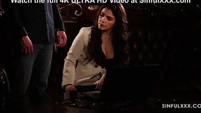 Hairy MILF and Threesome with Boss