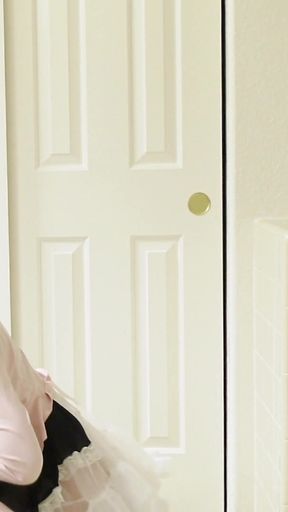 My Stepbrother Found Out I Was Working as a Topless Maid