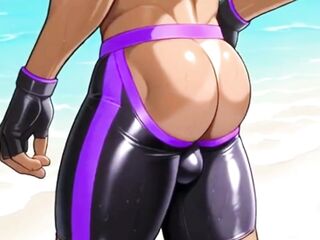 Anal-act of love at Santa Monica Beach. Queer Comics Animation.