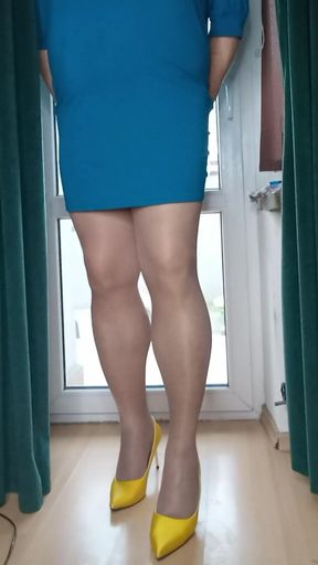 Mini Dress and High Heels