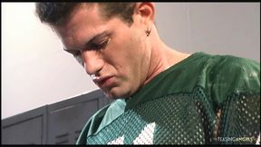 Hot blonde cheerleader has her perfect pussy dicked down with passion in the locker room