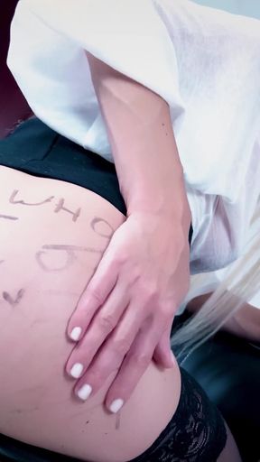 Spectacular moment from &quot;I train my tight asshole with inflatable anal plug compilation&quot;