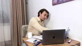 Boss Lady Krista Makes One of Her Employees Eat Her Pussy