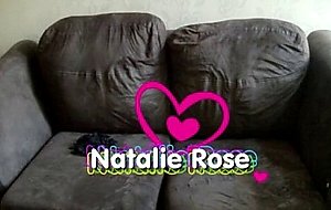 Natalie rose - see through panties fingers pussy and cums