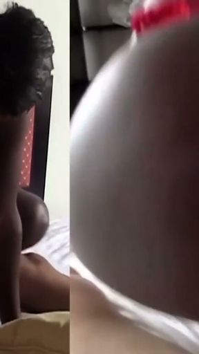 Skinny Black Babe Focuses On Interracial Deep Throat Cum Extraction   Clip 1
