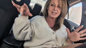 Little Linda Gets Ready for Car Date Wearing Crotchless Pantyhose