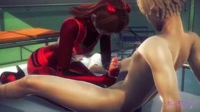 Asuka The Femboy Gets Stuffed Full Of Sticky Creampie