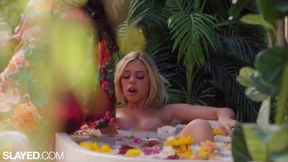 Allie & Alina's Steamy Soak: A Sizzling Sapphic Escape