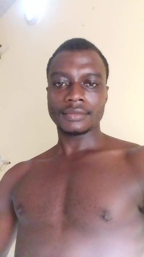 My big black friend playing with me every time