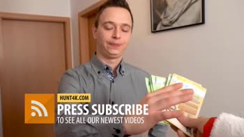 Rich Hunter's Luxurious GF Teaches Obedient Cuck a Lesson in Devotion