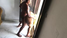 The Door Is Wide Open so Neighbors Can See Us Fuck