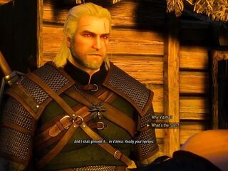 The Witcher three Video 7: Geralt Takes A Washroom With 3 Random Wenches