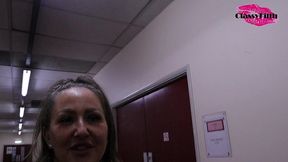 classy s public cum walk of shame