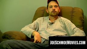 Joeâs stretched hole gapes around massive veiny monster