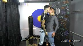 guyzin2rubber, rubber s in their jeans
