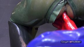 guyzin2rubber, rubber s in their jeans