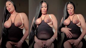 la grosse cochonne de lala milano te fait un strip-tease tes pas pret ! crise ...