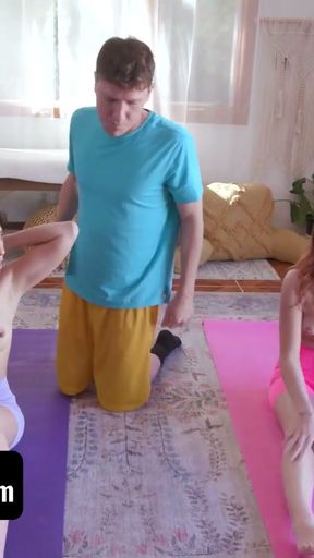 Part Of This Trainer's Program Includes Using These Babes Freely &amp; Fucking Them Whenever He Wants   Clip 2