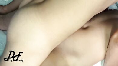 Vibrator in his ass during fucking, sex with Greek milf ~DirtyFamily~