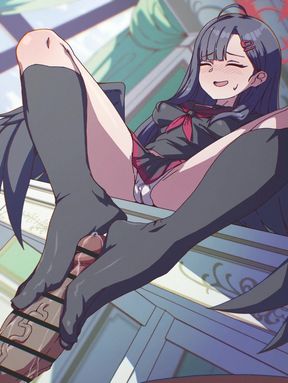 Foot fetish Brunette Cum on feet Animation Feet Footjob