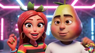 Moranguete Twerks at Funk Party with Boyfriend then Cheats with Pineapple Prince Cheats on Pineapple King at Baile Funk Funk Dance Gone Wild porno