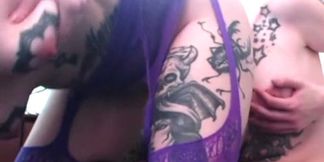 Hot Lesbian Lap Dance and Strap On Fuck