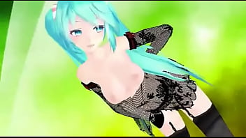 Miku Sexy Dress Nude [20 Fps] #1