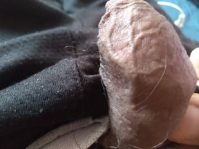Attractive gay man charming with his big dick