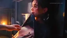 Ellie Gets Hardcore Hentai Sexo Action in Banheiro Shower Scene