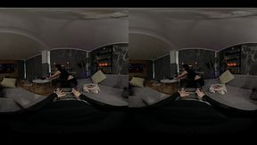 Halloween Threesome with Her Best Friend and a Vampire