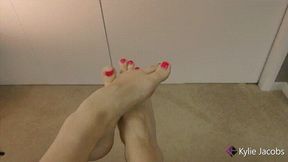 Kylie's Feet JOI POV - Kylie Jacobsx - MP4 480p SD