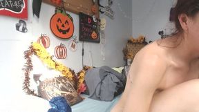 Skinny White Girl Dildo Fuck