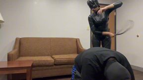 cat woman crushes subs balls and whips him into shape