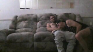 Beau nuts while sipping jay d's prick