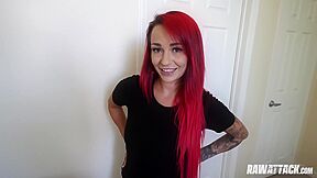 Tattooed Beauty Demi Rhoades Teases Her Friend To Make Sex Video