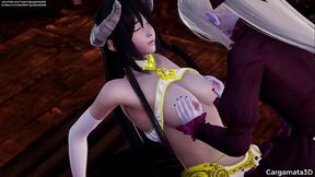 Shalltear Fuck Albedo without shame