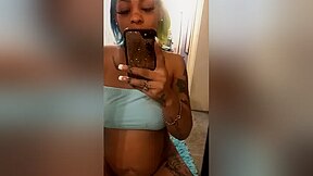 Pregnant Pyt Squirts While Sitting Down