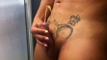 TS Angelique Monroe - Pee Compilation