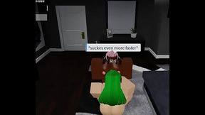 white girl sucking futa bbc