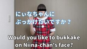 Stay home fun? Learn to use Niina's face for bukkake pleasure