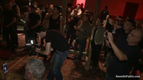 A Handsome Hunk Gets Ganged up by 100 Horny Men During Folsom Weekend