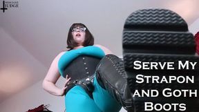 Serve My Strapon and Goth Boots WMV