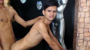 Twink Couple Suck and Fuck Bareback