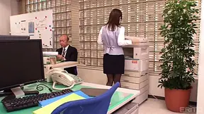 Semen-Coated Minami Kojima Rides Her Boss’s Hard Cock Deeply