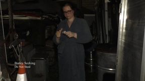 Sneaking Outside for a Naked Smoke - AD