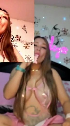 Incredible Swallowing Big Pink Rabbits, Trip Inside Me!!! Endoscope