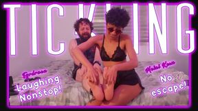 Handcuffed in the Tickling Challenge | Full HD 1080p | Tickling - bondage - sunglasses