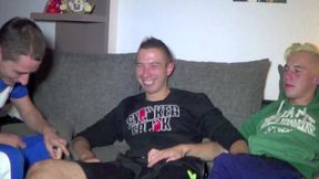 2001 threesome sex party babreback in sneaker domination