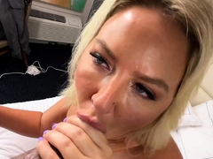 Big ass and titty babe Jenna Starr took my nut like a