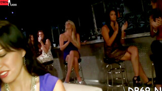 Scottish Slaying in the VIP Watch as This Busty Brunette Takes on the Entire Club with Her Insatiable Appetite